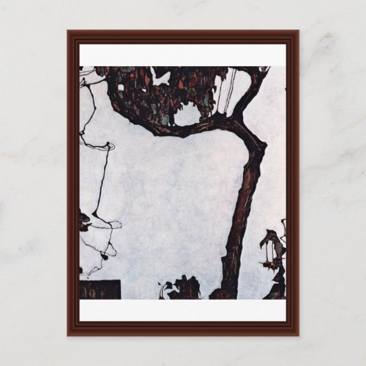 Carte Postale Plum Tree Par Schiele Egon (Devant)