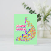 Carte Postale plumage céleste (Debout devant)