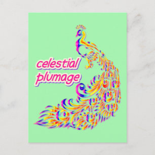 Carte Postale plumage céleste