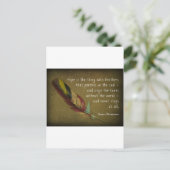 Carte Postale Plume (Debout devant)