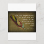 Carte Postale Plume (Devant)