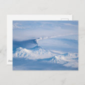 Carte Postale Plume Émanant Du Volcan Kliuchevskoi. (Devant / Derrière)