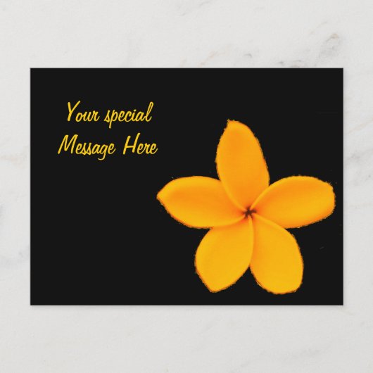 Carte Postale Plumeria (Devant)