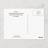 Carte Postale Plumeria (Dos)