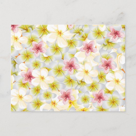 Carte Postale Plumeria m'aime (Devant)