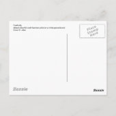 Carte postale plumes (Dos)