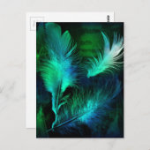 Carte Postale Plumes (Devant / Derrière)