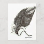 Carte Postale Plumes d'aigle (Devant)