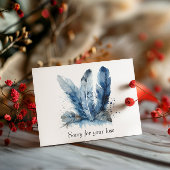 Carte Postale Plumes dans Delft Blue personnalisable