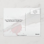 Carte Postale Plumes, encre (Dos)