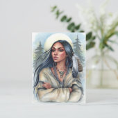 Carte postale Plumes sacrées (Debout devant)