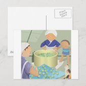 Carte Postale Plums chicanés (Devant / Derrière)