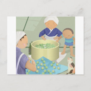 Carte Postale Plums chicanés