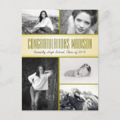 Carte Postale Pluriphoto Filles Diplôme Open House (Devant)