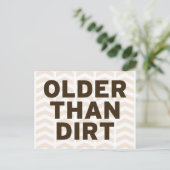 Carte Postale Plus âgé que la tête (Debout devant)