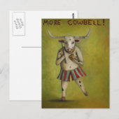 Carte Postale Plus de Cowbell (Devant / Derrière)