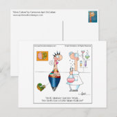 Carte Postale PLUS DE CULTURE Carton Postcard par April McCallum (Devant / Derrière)