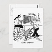 Carte Postale Plus De Données ! (Devant / Derrière)