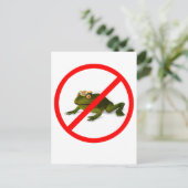 Carte Postale Plus de grenouilles ! (Debout devant)