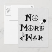 Carte Postale Plus de guerre (Devant / Derrière)