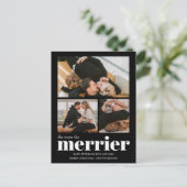 Carte Postale Plus de Noël de la grossesse plus joyeuse (Debout devant)