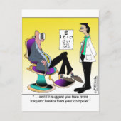 Carte Postale Plus de pannes informatiques (Devant)