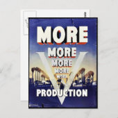 Carte Postale Plus de production (Devant / Derrière)