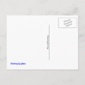 Carte Postale Plus de puissance amusant rower erging (Dos)