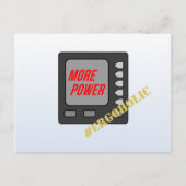 Carte Postale Plus de puissance amusant rower erging (Devant)