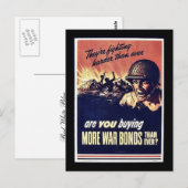 Carte Postale Plus d'obligations de guerre (Devant / Derrière)