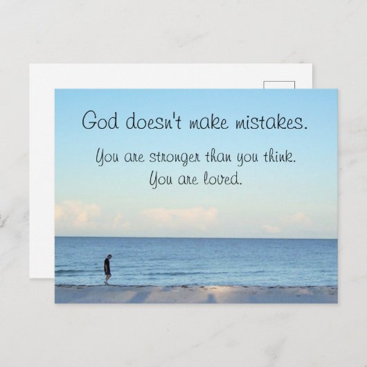 Carte Postale Plus fort que vous ne pensez (Devant / Derrière)