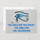 Carte postale plus grande éveil (Devant / Derrière)