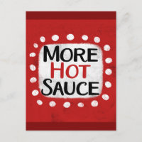 Carte postale Plus Hot Sauce