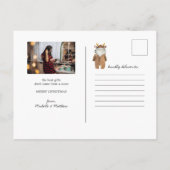 Carte Postale Plus Le Merrier | Photo Faire-part de grossesse (Dos)