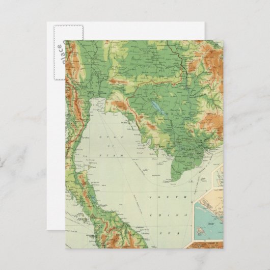 Carte Postale Plus loin Inde (Devant / Derrière)