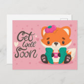 Carte Postale Plus Mignonne Se Bien Bientôt (Devant / Derrière)