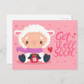 Carte Postale Plus Mignonne Se Bien Bientôt (Devant / Derrière)