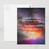 Carte Postale Plus près de la conception de Dieu (Devant / Derrière)