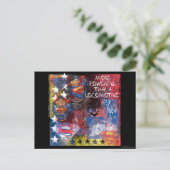 Carte Postale Plus Puissant Qu'Une Locomotive (Debout devant)