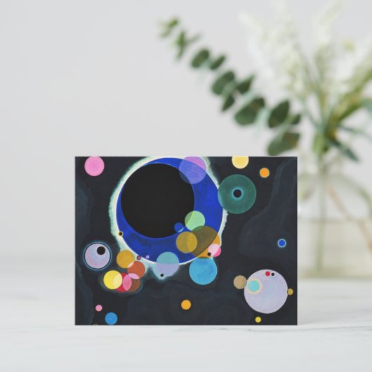 Carte Postale Plusieurs cercles (Debout devant)