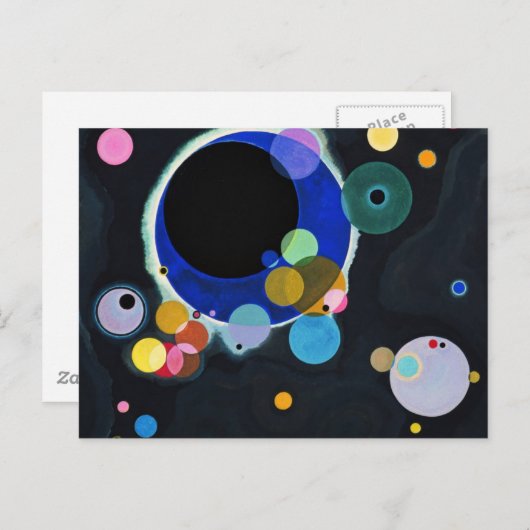 Carte Postale Plusieurs cercles (Devant / Derrière)