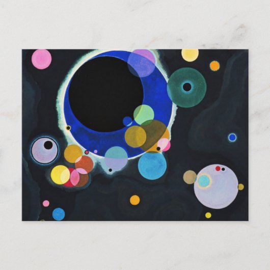 Carte Postale Plusieurs cercles (Devant)