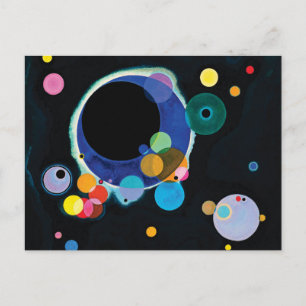 Carte Postale Plusieurs cercles par Wassily Kandinsky