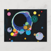 Carte Postale Plusieurs cercles par Wassily Kandinsky (Devant)