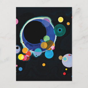 Carte Postale Plusieurs cercles par Wassily Kandinsky