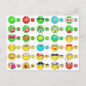 Carte Postale plusieurs visages (Devant)