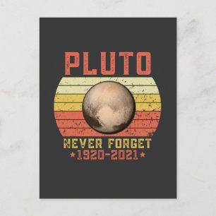 Carte Postale pluto N'OUBLIEZ JAMAIS