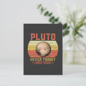 Carte Postale pluto N'OUBLIEZ JAMAIS (Debout devant)