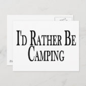 Carte Postale Plutôt Camping (Devant / Derrière)