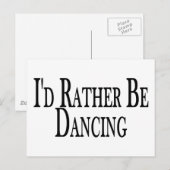 Carte Postale Plutôt Danser (Devant / Derrière)